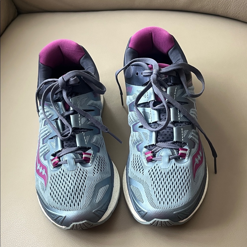 Saucony Women's Athletic Shoes - Gray and Purple